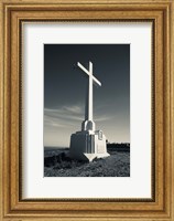 Framed Cross on Mont St-Clair, Sete, Herault, Languedoc-Roussillon, France