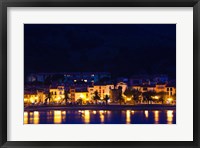 Framed Buildings at the waterfront, Collioure, Vermillion Coast, Pyrennes-Orientales, Languedoc-Roussillon, France