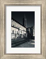 Framed Entrance of the Basilica of St. Sernin, Toulouse, Haute-Garonne, Midi-Pyrenees, France