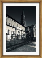 Framed Entrance of the Basilica of St. Sernin, Toulouse, Haute-Garonne, Midi-Pyrenees, France