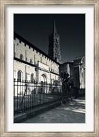 Framed Entrance of the Basilica of St. Sernin, Toulouse, Haute-Garonne, Midi-Pyrenees, France