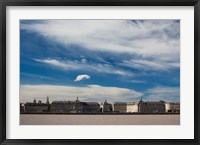 Framed Place de la Bourse along the Garonne River, Bordeaux, Gironde, Aquitaine, France