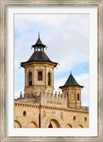 Framed Chateau Cos d'Estournel winery at St-Estephe, Haut Medoc, Gironde, Aquitaine, France
