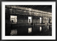 Framed Interiors of World War Two-era Nazi submarine, Bordeaux, Gironde, Aquitaine, France