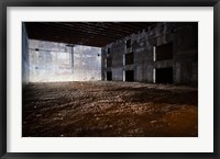 Framed Interiors of World War Two-era Nazi submarine base now an art gallery, Bordeaux, Gironde, Aquitaine, France