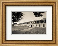 Framed Facade of the rope making factory of the French Navy, Corderie Royale, Rochefort, Charente-Maritime, Poitou-Charentes, France
