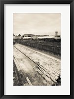 Framed Old drydock at the rope making factory of French Navy, Corderie Royale, Rochefort, Charente-Maritime, Poitou-Charentes, France