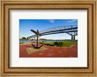Framed Blue Water Bridge at Port Huron, Michigan, USA