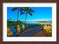 Framed Waterfront Submarine Memorial, USS Bowfin Submarine Museum And Park, Pearl Harbor, Honolulu, Oahu, Hawaii, USA
