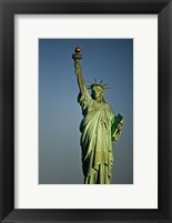 Framed Low angle view of a statue, Statue Of Liberty, Manhattan