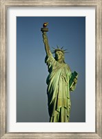 Framed Low angle view of a statue, Statue Of Liberty, Manhattan