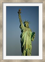 Framed Low angle view of a statue, Statue Of Liberty, Manhattan