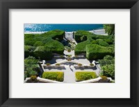 Framed Entrance of a villa, Villa Carlotta, Tremezzo, Lake Como, Lombardy, Italy