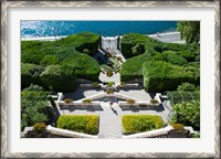 Framed Entrance of a villa, Villa Carlotta, Tremezzo, Lake Como, Lombardy, Italy