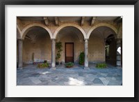 Framed Courtyard of a building, Como, Lombardy, Italy