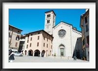 Framed Low angle view of a church, Church of San Fedele, Piazza San Fedele, Como, Lombardy, Italy