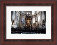 Framed Interiors of the Como Cathedral, Como, Lombardy, Italy