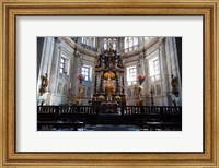Framed Interiors of the Como Cathedral, Como, Lombardy, Italy