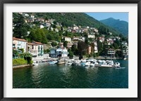 Framed Buildings at the waterfront, Varenna, Lake Como, Lombardy, Italy