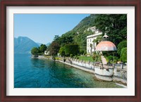 Framed Home along a lake, Lake Como, Sala Comacina, Lombardy, Italy