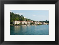 Framed Buildings in a Town at the Waterfront, Bellagio, Lake Como, Lombardy, Italy
