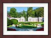 Framed Garden at Villa d'Este hotel, Cernobbio, Lake Como, Lombardy, Italy