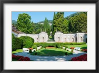 Framed Garden at Villa d'Este hotel, Cernobbio, Lake Como, Lombardy, Italy