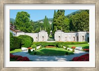 Framed Garden at Villa d'Este hotel, Cernobbio, Lake Como, Lombardy, Italy