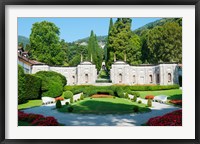 Framed Garden at Villa d'Este hotel, Cernobbio, Lake Como, Lombardy, Italy