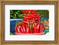 Framed Vegetable for sale at a market stall, Candi Kuning, Baturiti, Bali, Indonesia