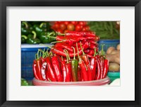 Framed Vegetable for sale at a market stall, Candi Kuning, Baturiti, Bali, Indonesia