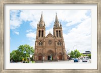 Framed Facade of a cathedral, St. Peter's Cathedral, Adelaide, South Australia, Australia