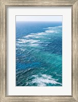 Framed Waves Breaking on Great Barrier Reef, Queensland, Australia