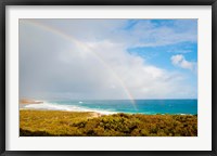 Framed Rainbow over the Pacific ocean, South Ocean Resort, Kangaroo Island, South Australia, Australia