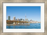 Framed City skyline at the waterfront, Toronto, Ontario, Canada 2013