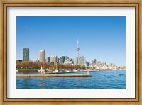 Framed City skyline at the waterfront, Toronto, Ontario, Canada 2013