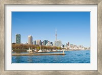 Framed City skyline at the waterfront, Toronto, Ontario, Canada 2013