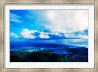 Framed Storm off of Sint Maarten, Netherlands Antilles