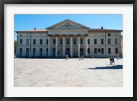 Framed Facade of a theatre, Teatro Sociale, Como, Lombardy, Italy