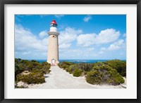 Framed Lighthouse at coast, Cape du Couedic Lighthouse, Flinders Chase National Park, Kangaroo Island, South Australia, Australia