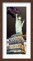 Framed Low angle view of a statue, Statue of Liberty, New York New York Hotel, Las Vegas, Nevada, USA