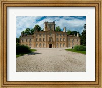 Framed Facade of a castle, Chateau d'Avignon, Saintes-Maries-De-La-Mer, Bouches-Du-Rhone, Provence-Alpes-Cote d'Azur, France