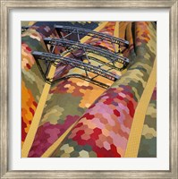 Framed High angle view of a roof of Santa Caterina Market, Barcelona, Catalonia, Spain