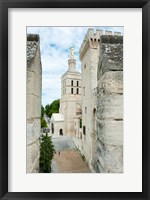 Framed Church in a city, Cathedrale Notre-Dame des Doms d'Avignon, Palais des Papes, Provence-Alpes-Cote d'Azur, France