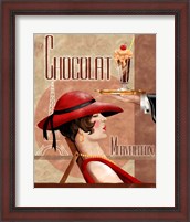 Framed 'French Chocolate I' border=