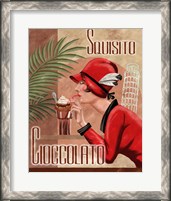 Framed 'Italian Chocolate I' border=