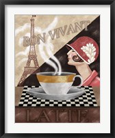 Latte Framed Print