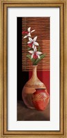 Framed Orchid Vase I