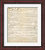 Framed Constitution of the United States I