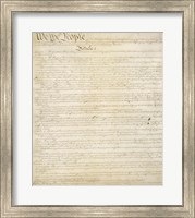 Framed Constitution of the United States I